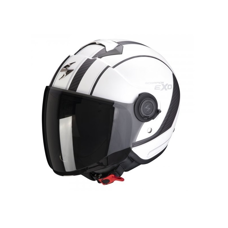Otvorena motociklistička kaciga SCORPION EXO-CITY SCOOT mat bijelo-crna