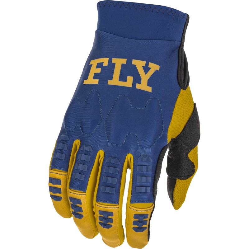 Motocross rukavice FLY Racing Evolution DST 2022 crne-plave-zlatne