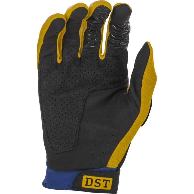 Motocross rukavice FLY Racing Evolution DST 2022 crne-plave-zlatne
