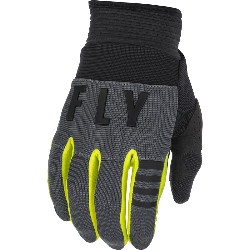 Motocross rukavice FLY Racing F-16 2022 crne-sive-fluo žute