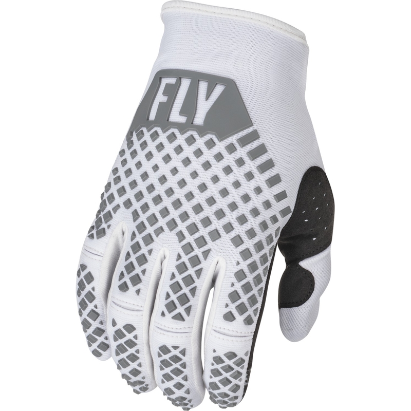 Motocross rukavice FLY Racing Kinetic 2022 sivo-bijele