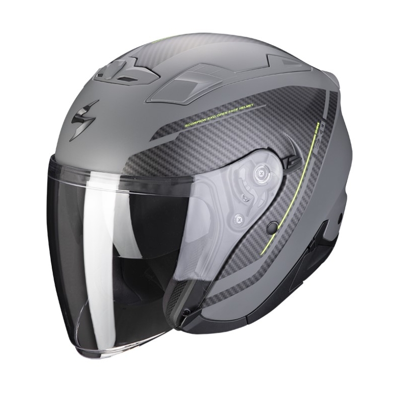 Otvorena kaciga Scorpion EXO-230 FENIX cementno sivo-crna mat