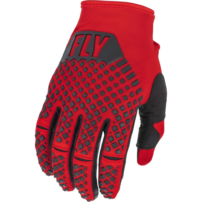 Motocross rukavice FLY Racing Kinetic 2022 crno-sivo-crvene