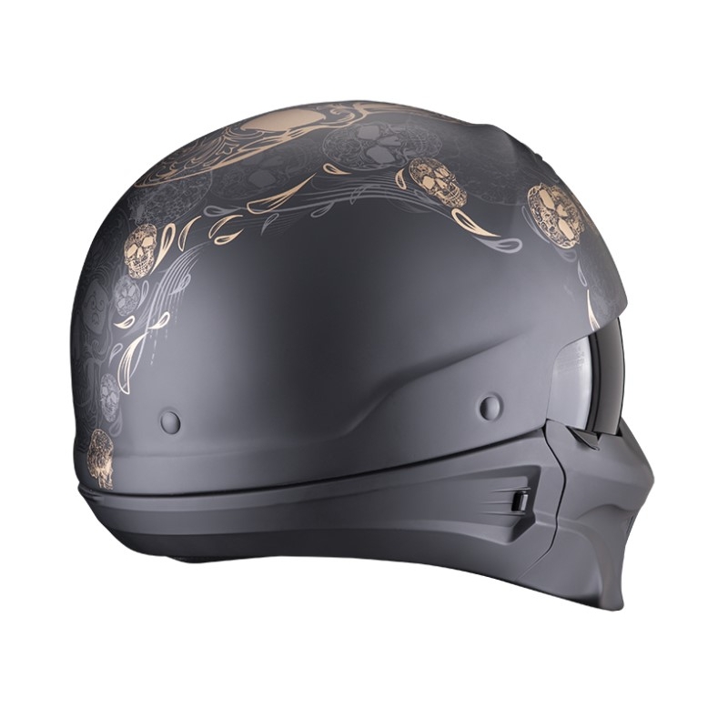 Motociklistička kaciga Scorpion EXO-COMBAT EVO KALAVERA mat crno-zlatna