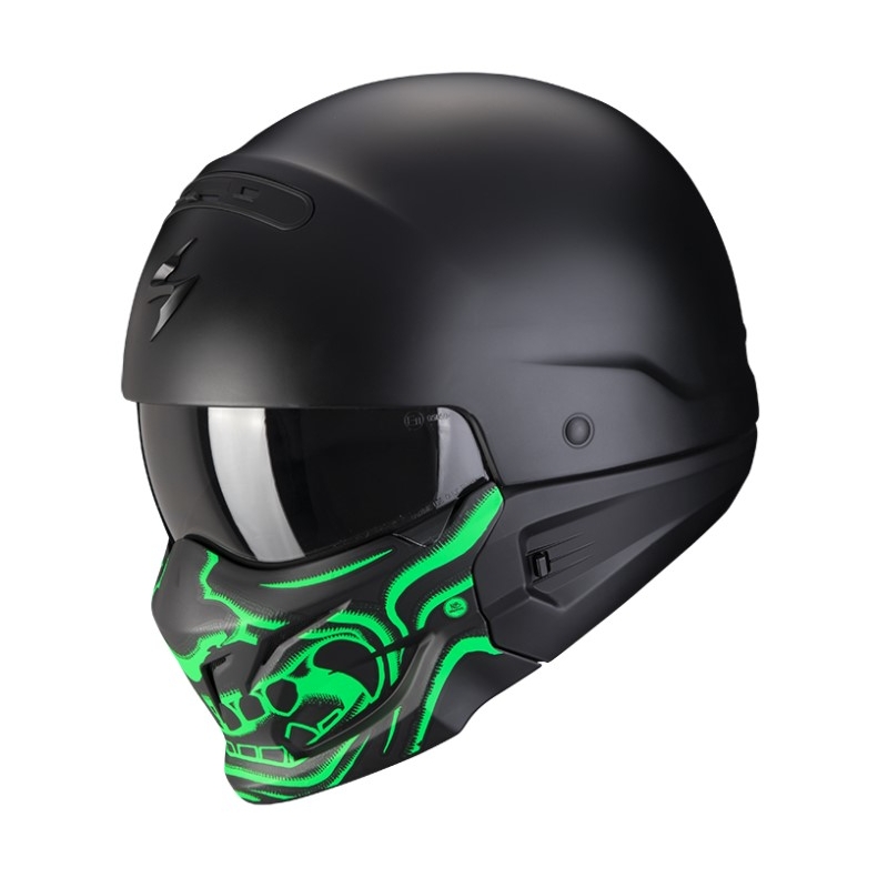 Kaciga Scorpion EXO-COMBAT EVO Samurai crno-zelena