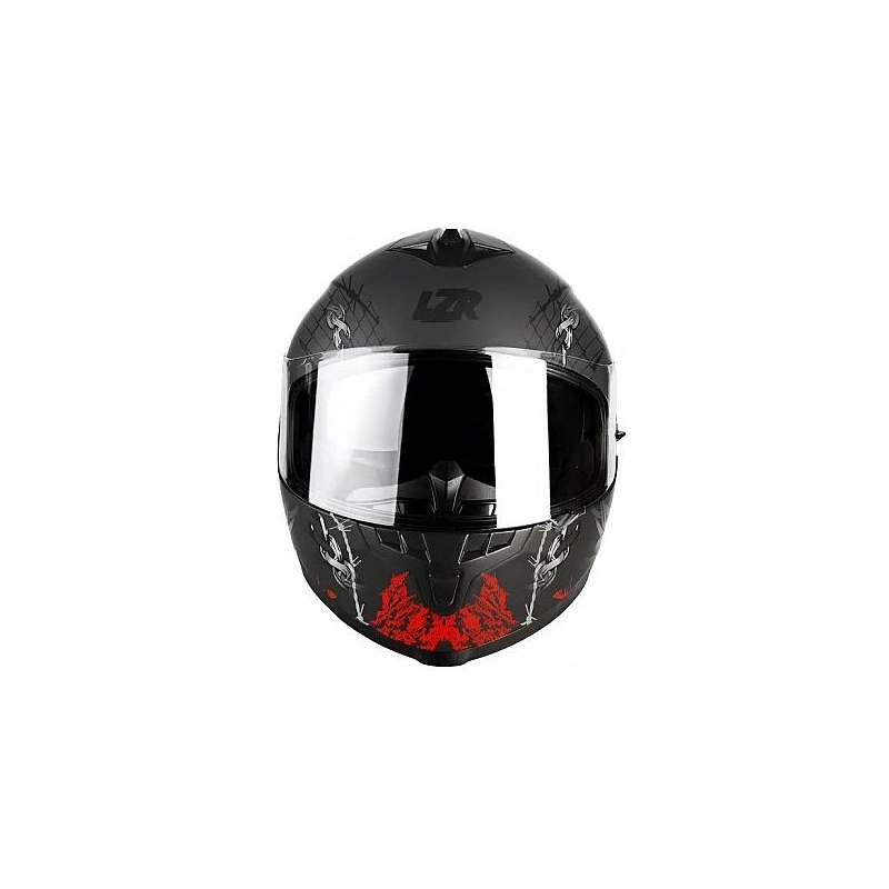 Integralna motociklistička kaciga Lazer FH3 Pitbull 3 crno-crveno-bijela