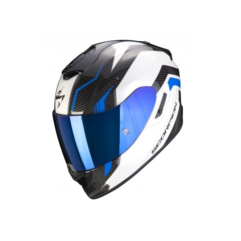 Integralna moto kaciga Scorpion EXO-1400 Air Fortuna bijelo-plava