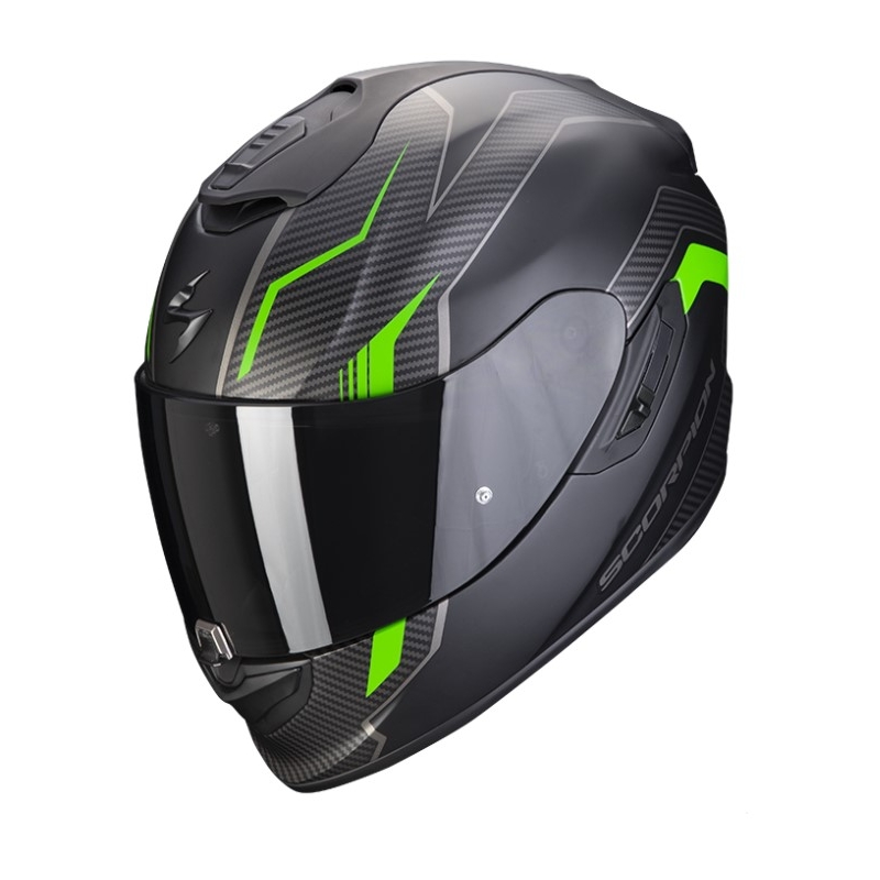 Scorpion EXO-1400 Air Fortuna Integral motociklistička kaciga crno-zelena mat rasprodaja