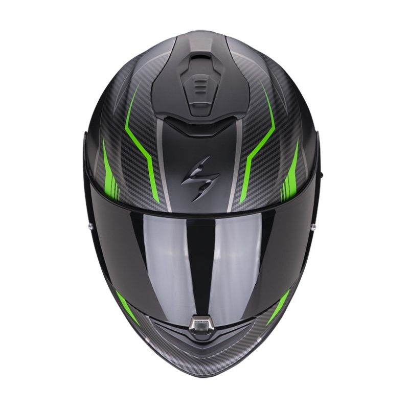 Scorpion EXO-1400 Air Fortuna Integral motociklistička kaciga crno-zelena mat rasprodaja