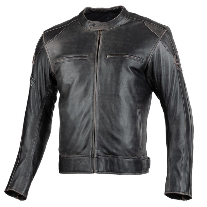 SECA Aviator II motoristička jakna crno-smeđa