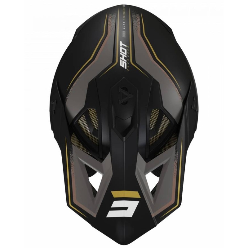 Shot Lite Prism Motocross kaciga crno/zlatna rasprodaja