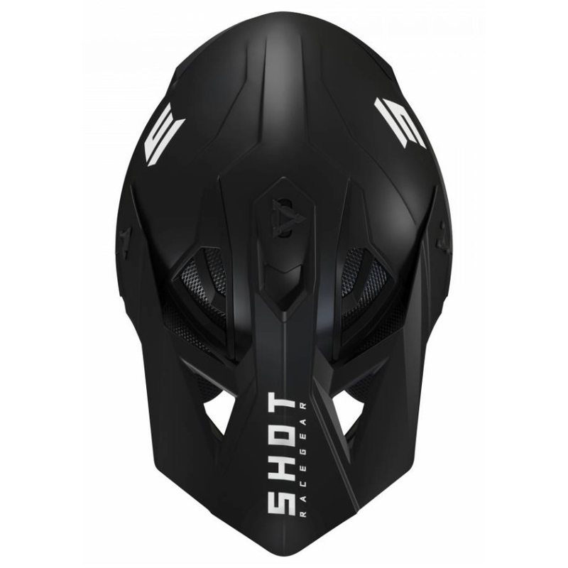 Motocross kaciga Shot Lite Fury Solid 2.0 crna