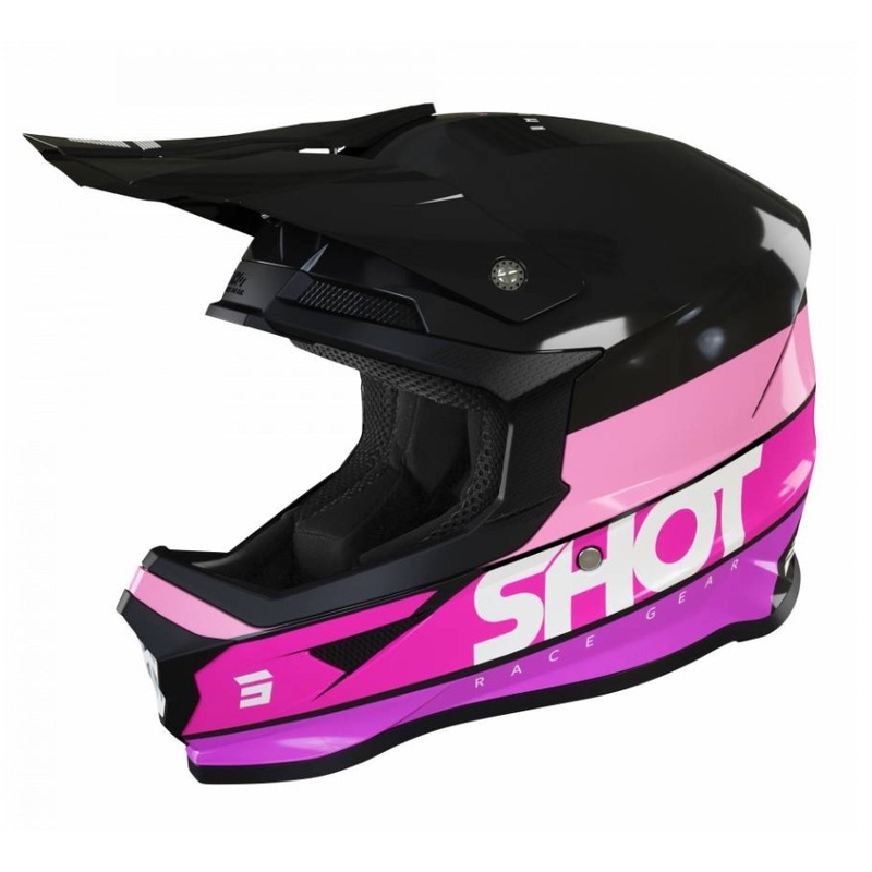 Shot Furious Story Motocross kaciga crno/roza rasprodaja