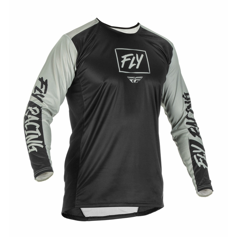Motocross dres FLY Racing Lite 2022 sivo-crni