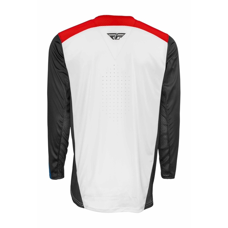 Motocross dres FLY Racing Lite 2022 bijelo-crveno-plavi