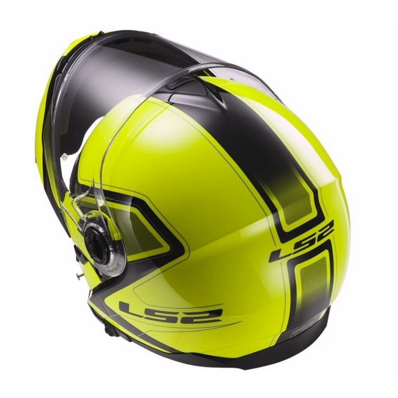 LS2 FF325 Strobe Civik Hi-Vis preklopna motociklistička kaciga