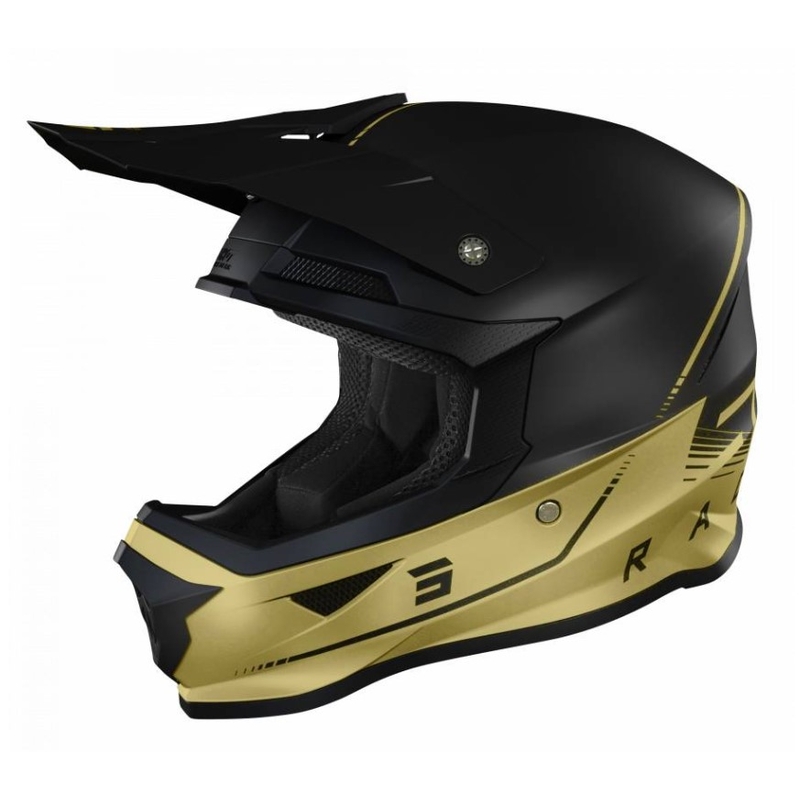 Shot Furious Raw 3.0 Motocross kaciga Black Gold rasprodaja