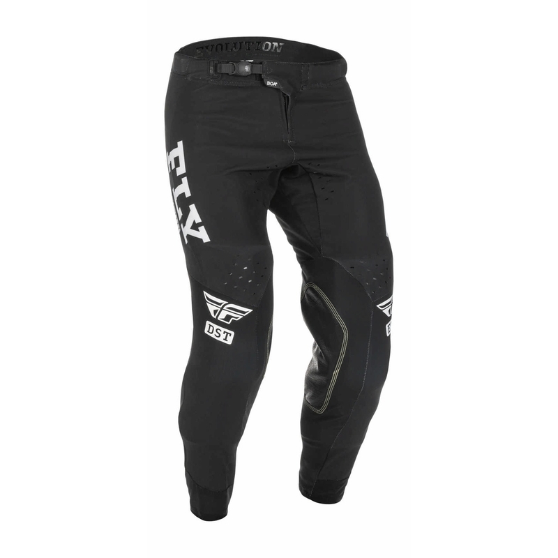 Motocross hlače FLY Racing Evolution DST 2022 bijelo-crne