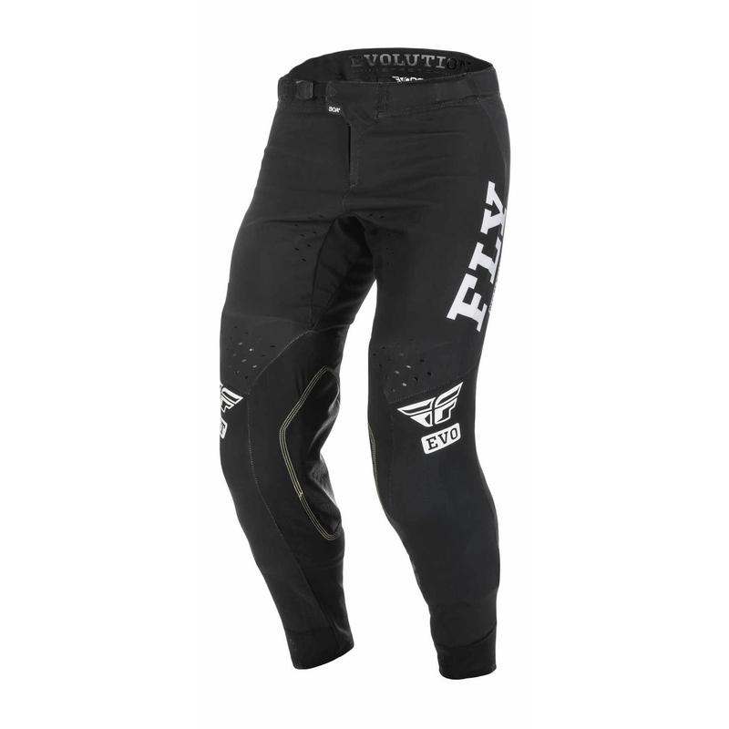 Motocross hlače FLY Racing Evolution DST 2022 bijelo-crne
