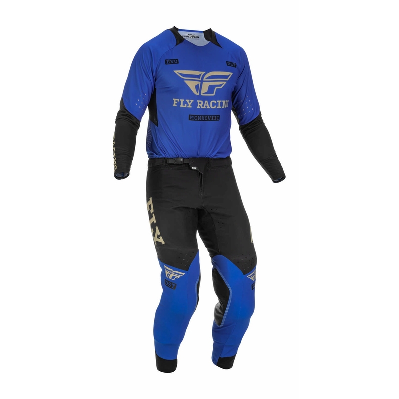 Motocross hlače FLY Racing Evolution DST 2022 plavo-crne