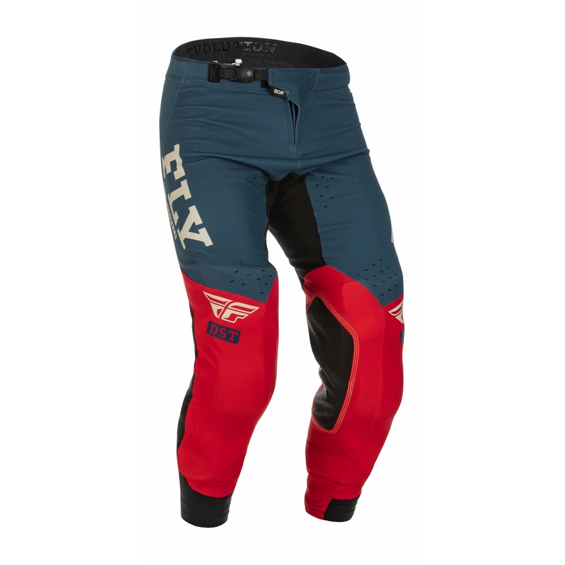 Motocross hlače FLY Racing Evolution DST 2022 crveno-sive
