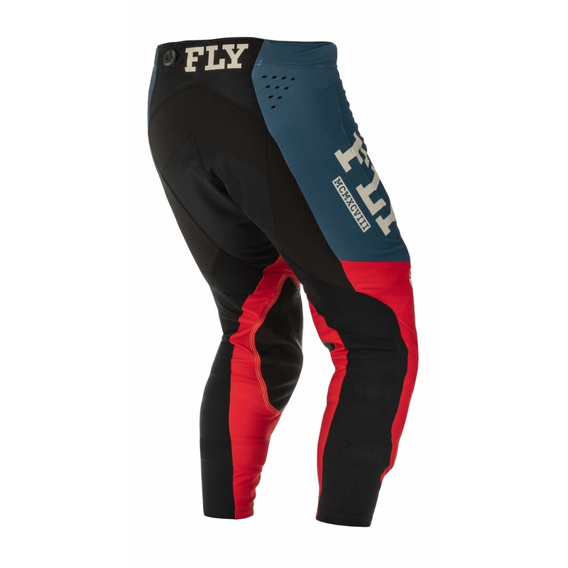 Motocross hlače FLY Racing Evolution DST 2022 crveno-sive