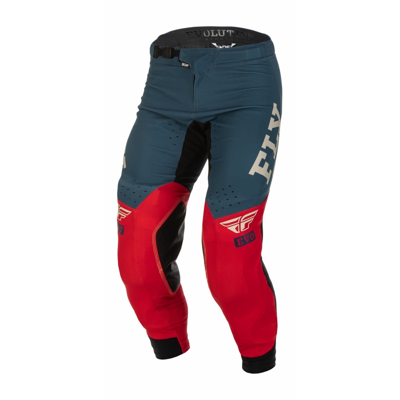 Motocross hlače FLY Racing Evolution DST 2022 crveno-sive