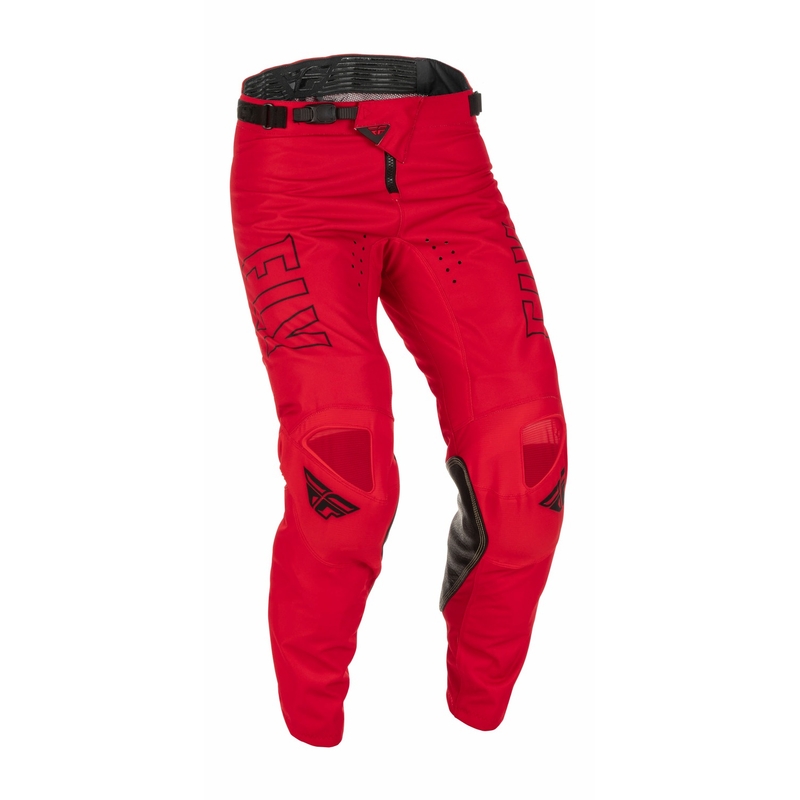 FLY Racing Kinetic Fuel 2022 motocross hlače crno-crvene