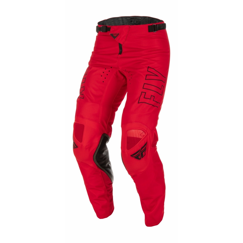FLY Racing Kinetic Fuel 2022 motocross hlače crno-crvene