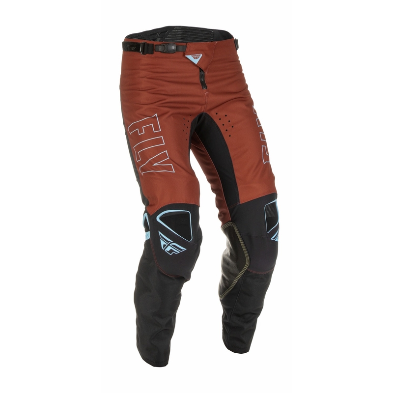 FLY Racing Kinetic Fuel 2022 motocross hlače crno-smeđe