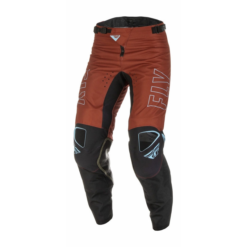 FLY Racing Kinetic Fuel 2022 motocross hlače crno-smeđe