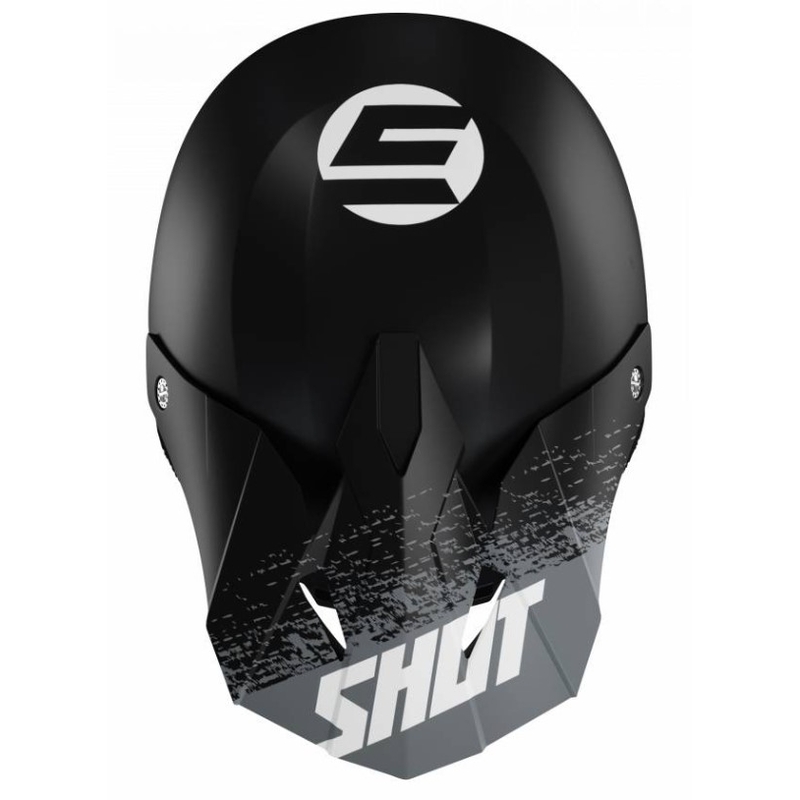 Motocross kaciga Shot Furious Roll crno-siva