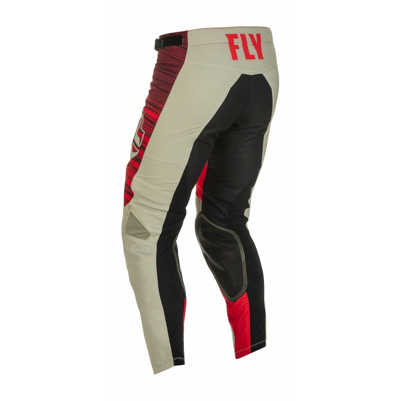 Motocross hlače FLY Racing Kinetic Wawe 2022 sivo-crvene
