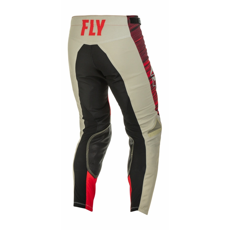 Motocross hlače FLY Racing Kinetic Wawe 2022 sivo-crvene
