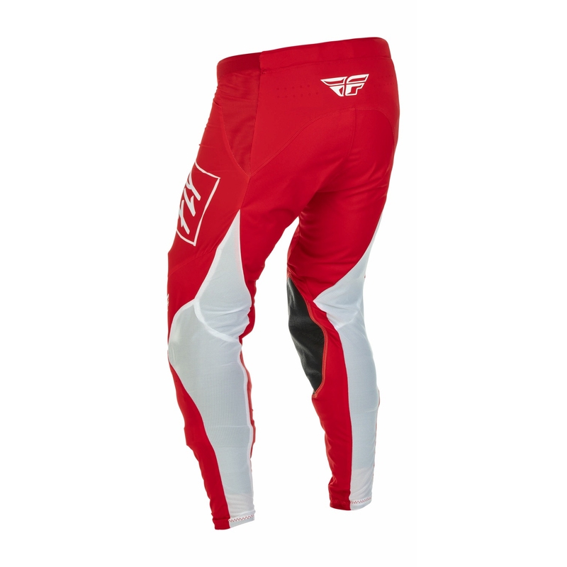 Motocross hlače FLY Racing Lite 2022 bijelo-crvene