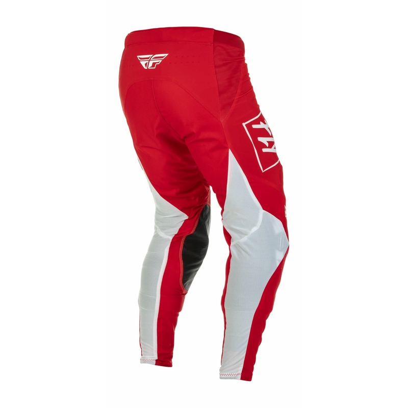 Motocross hlače FLY Racing Lite 2022 bijelo-crvene