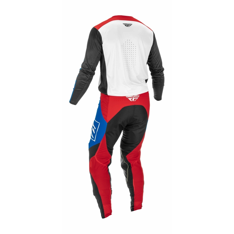 Motocross hlače FLY Racing Lite 2022 crveno-crno-plave