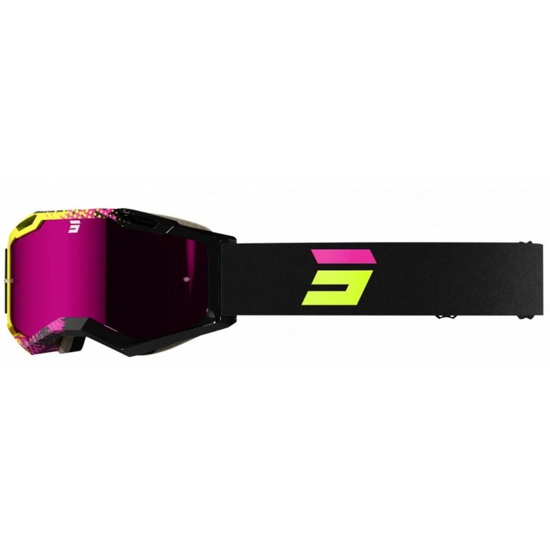 Motocross naočale Shot Iris 2.0 Fusion Black-Pink-Fluo Yellow rasprodaja