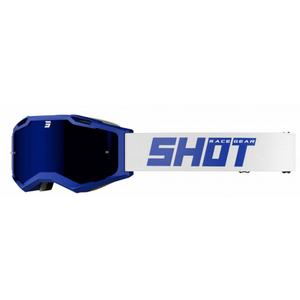 Motocross naočale Shot Iris 2.0 Solid bijelo-plave