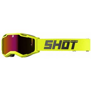Motocross naočale Shot Iris 2.0 Solid fluo yellow