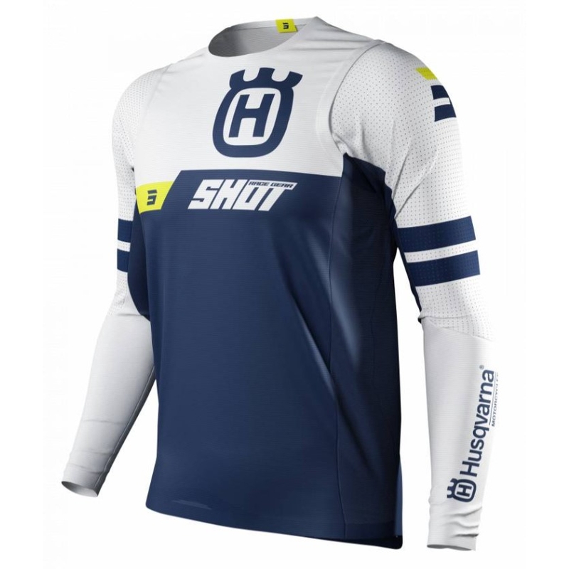 Motocross dres Shot Aerolite Husqvarna plavi