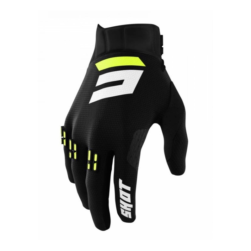 Shot Aerolite Gradient Motocross Gloves Black rasprodaja