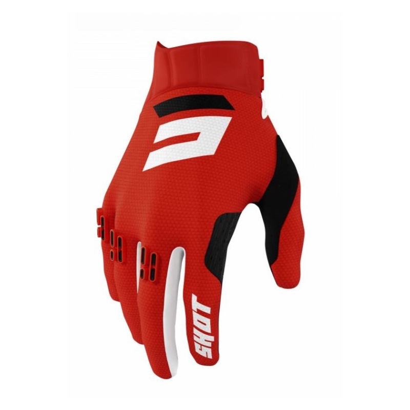 Motocross rukavice Shot Aerolite Gradient crvene