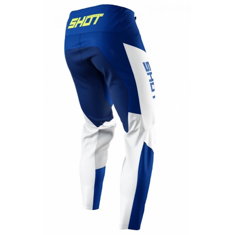 Shot Contact Chase plavo-bijelo-žutih motokros hlača rasprodaja