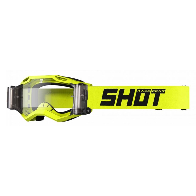 Shot Assault 2.0 Solid Roll-Off Fluo žute naočale za motocros