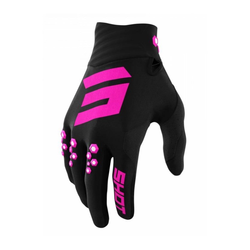 Shot Contact Motocross rukavice crne/roze rasprodaja