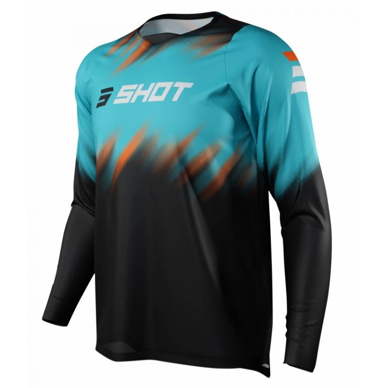 Dresova za motocros Shot Devo Versus Black/Turquoise rasprodaja