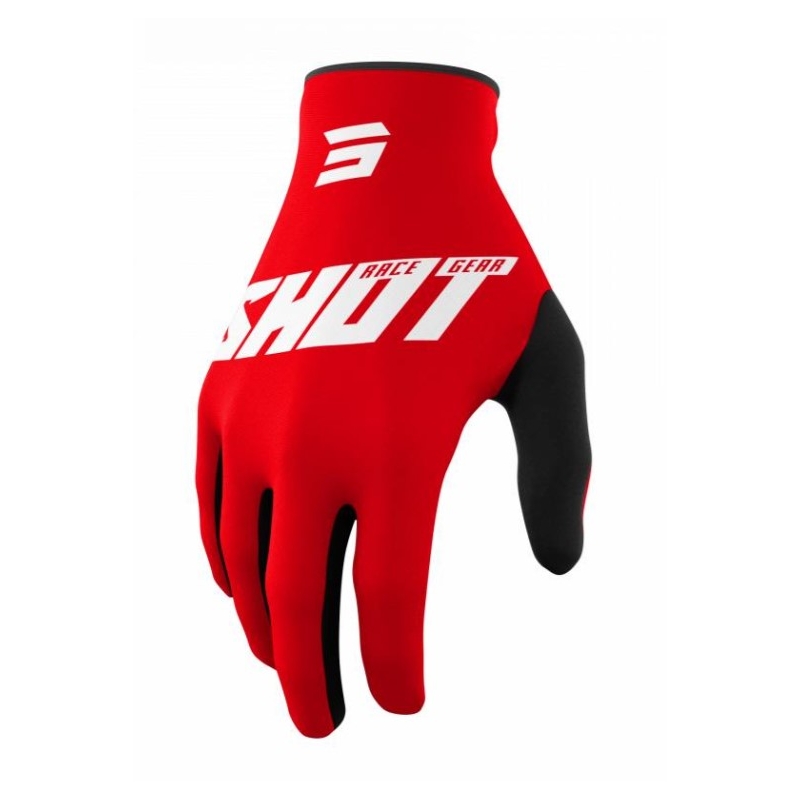 Shot Raw Burst Motocross rukavice Black Red rasprodaja