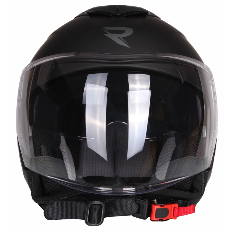 Otvorena motociklistička kaciga Street Racer Pilot crna mat