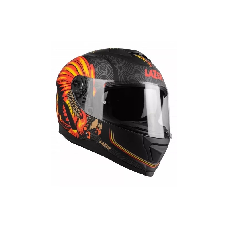 Integralna motociklistička kaciga Lazer Rafale Evo Phoenix crno-sivo-narančasta